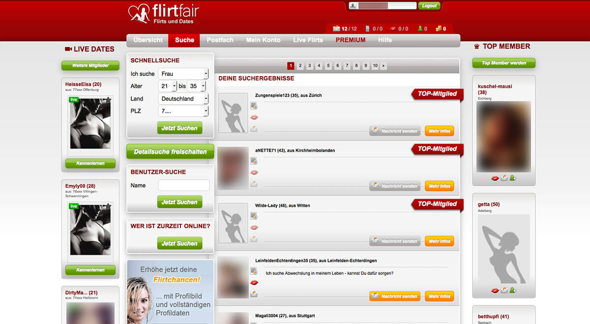 Flirtfair kostenlos