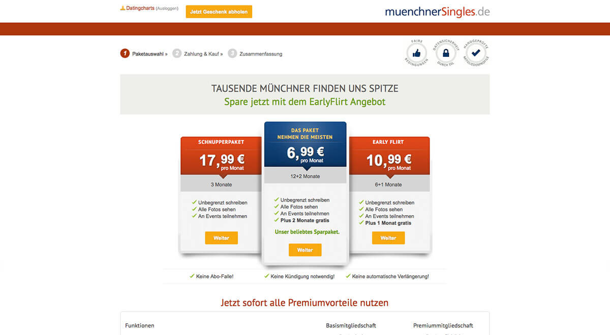 Muenchner singles kosten